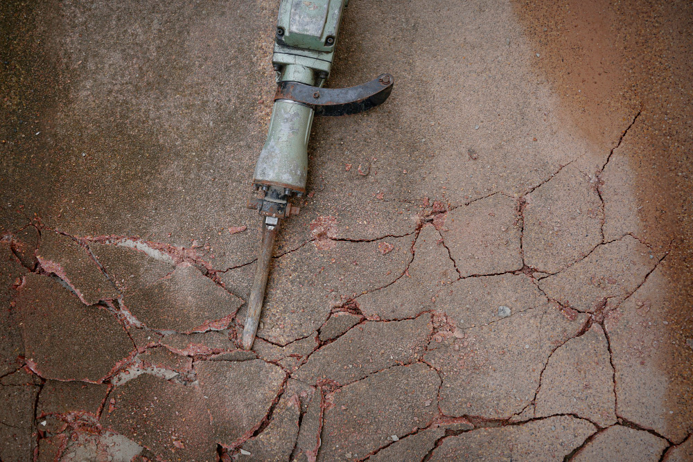 Crack Repair installation in Pewaukee by Makofski team